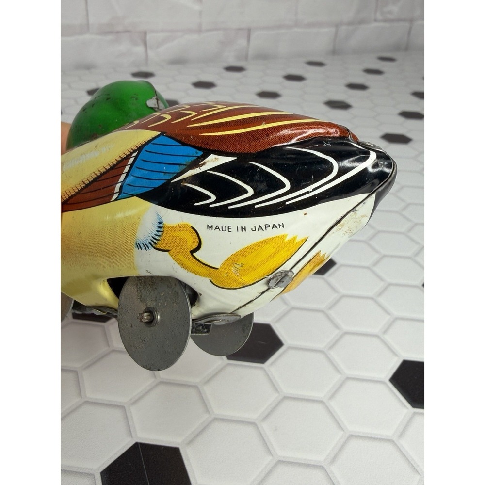 Vintage 1950's Mallard Duck Wind-Up Toy - Picture 5 of 7
